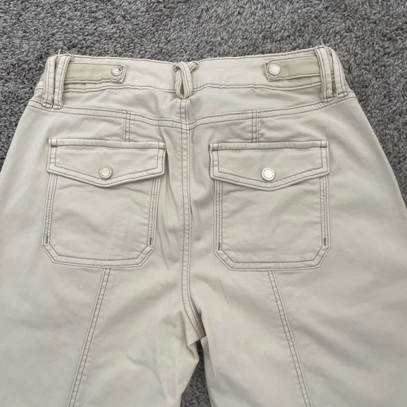 WHBM 2L PRET A PED BEIGE/light brown denim pants - Picture 3 of 5